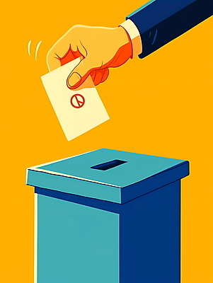 PSD 손 일러스트 신체부위 노란색 투표 선거 투표용지 투표함 의무 기표문양 유권자 국내일러스트 문양 컬러 사람 민주주의 파일형식