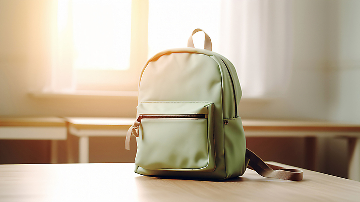 JPG 편집이미지 가방 책가방 사람없음 햇빛 오브젝트 백팩 편집실사 AI포토 AI콘텐츠 잡화 태양 CG 파일형식