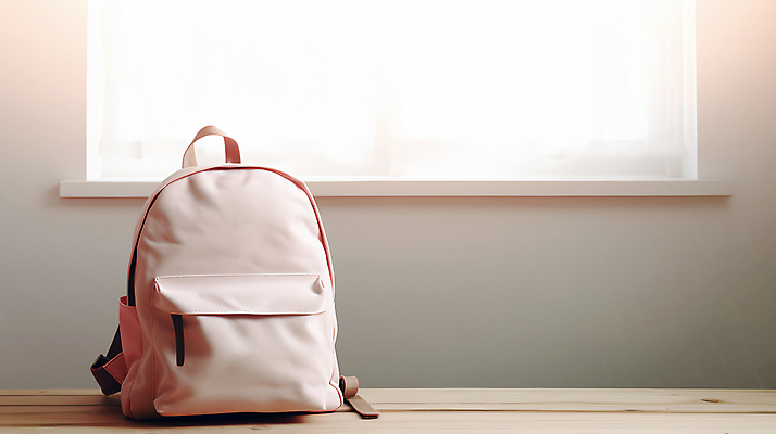 JPG 편집이미지 가방 책가방 사람없음 햇빛 오브젝트 백팩 편집실사 AI포토 AI콘텐츠 잡화 태양 CG 파일형식