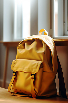 JPG 편집이미지 가방 책가방 사람없음 햇빛 오브젝트 백팩 편집실사 AI포토 AI콘텐츠 잡화 태양 CG 파일형식