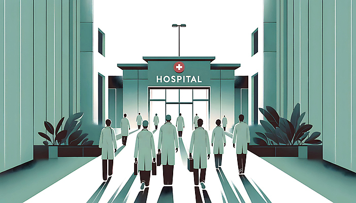 JPG 여자 남자 백그라운드 가방 일러스트 의학 병원 들기 여러명 성인 의료진 의사 사회이슈 디지털합성 시위 집회 파업 성인만 편집소스 국내일러스트 AI일러스트 AI콘텐츠 직업 잡화 다수 컨셉 비즈니스 모션 사람 파일형식