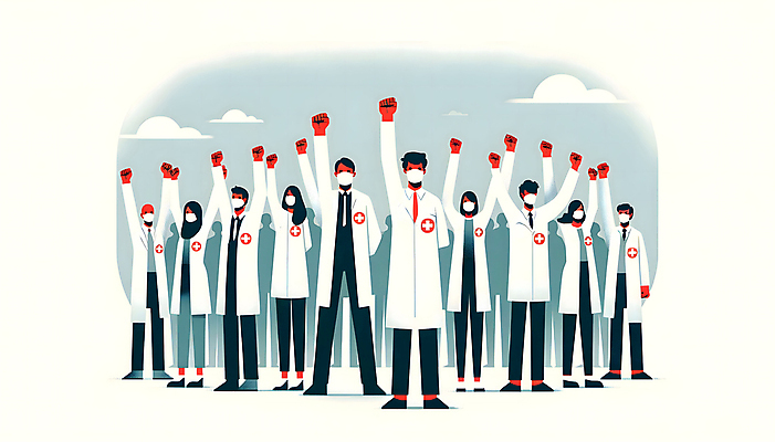 JPG 여자 남자 실루엣 백그라운드 일러스트 의학 여러명 성인 손들기 의료진 의사 사회이슈 디지털합성 시위 집회 파업 성인만 편집소스 국내일러스트 AI일러스트 AI콘텐츠 직업 다수 컨셉 비즈니스 모션 촬영기법 사람 파일형식