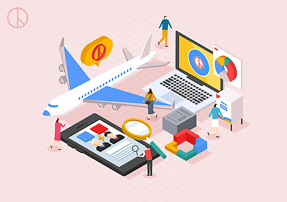 전신 여자 남자 일러스트 돋보기 그래프 비행기 여러명 성인 노트북 스마트폰 신문 뉴스 아이소메트릭 투표소 성인만 재외국민 국내일러스트 AI파일 다수 항공교통 대중교통 사람 간행물 전자제품 핸드폰 스마트기기 투표 국민 파일형식 벡터