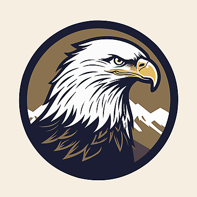 한마리 일러스트 사람없음 테두리 심볼 독수리 맹금류 국내일러스트 AI파일 1 조류 파일형식 벡터