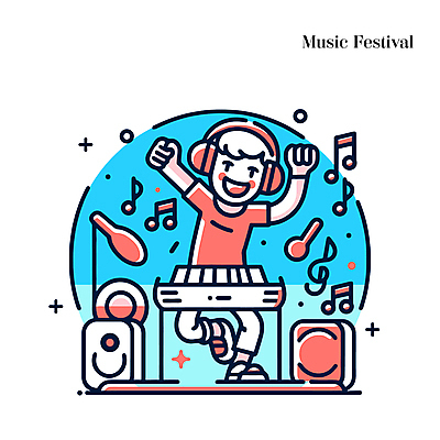 전신 캐릭터 남자 악기 음악 연주 음표 일러스트 한명 성인 손들기 축제 헤드셋 스피커 키보드 즐거움 성인남자한명만 국내일러스트 일러캐릭터 AI파일 1 기호 감정 음향기기 모션 문화예술 사람 헤드폰 남자한명만 성인남자만 파일형식 벡터