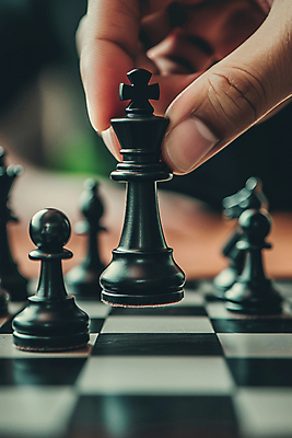 JPG 편집이미지 손 손가락 들기 신체부위 잡기 체스말 체스 왕 디지털합성 체스판 물건집기 편집실사 AI인물포토 AI콘텐츠 모션 놀이 사람 말_게임 CG 파일형식 AI포토