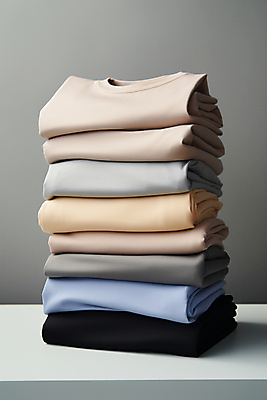 JPG 편집이미지 옷 계절 사람없음 쌓기 봄 디지털합성 편집실사 AI포토 AI콘텐츠 모션 CG 파일형식