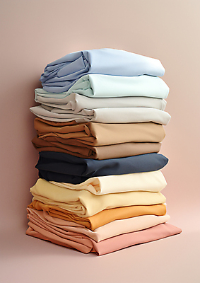 JPG 편집이미지 옷 계절 사람없음 쌓기 봄 디지털합성 편집실사 AI포토 AI콘텐츠 모션 CG 파일형식