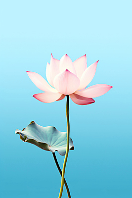 JPG 편집이미지 종교 분홍색 연꽃 사람없음 믿음 편안함 연잎 이미지편집 편집실사 AI컴퓨터그래픽 AI콘텐츠 꽃 감정 컬러 잎 감각 CG 파일형식