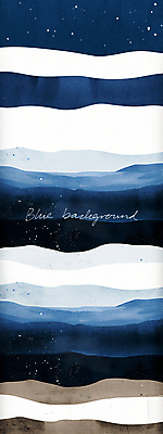 PSD 편집이미지 배너 바다 백그라운드 수채화 사람없음 파란색 남색 이미지편집 컬러 파일형식