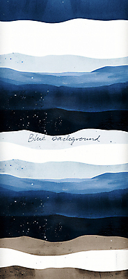 PSD 편집이미지 배너 바다 백그라운드 수채화 사람없음 파란색 남색 이미지편집 컬러 파일형식