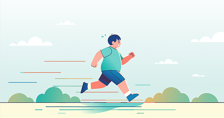 전신 구름 남자 어린이 다이어트 일러스트 하늘 건강 한명 소년 초록색 달리기 운동 비만 속도 땀 소아비만 소년한명만 국내일러스트 AI파일 자연요소 1 컬러 모션 사람 질병 몸매 남자한명만 소년만 파일형식 벡터