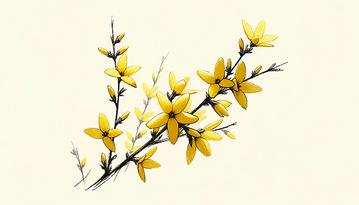 JPG 꽃 백그라운드 일러스트 사람없음 노란색 봄 분위기 파스텔 국내일러스트 AI일러스트 AI콘텐츠 식물 계절 컬러 컨셉 학용품 파일형식