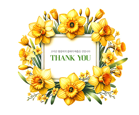 PSD 템플릿 배너 꽃 꽃다발 프레임 이벤트 사람없음 노란색 화려 감사 카피스페이스 이미지템플릿 식물 감정 컬러 컨셉 공백 파일형식