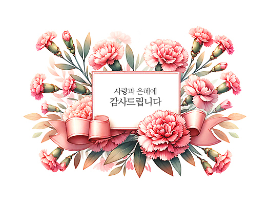 PSD 템플릿 배너 꽃 분홍색 프레임 사랑 사람없음 교사 스승의날 카네이션 감사 이미지템플릿 식물 직업 기념일 감정 컬러 파일형식