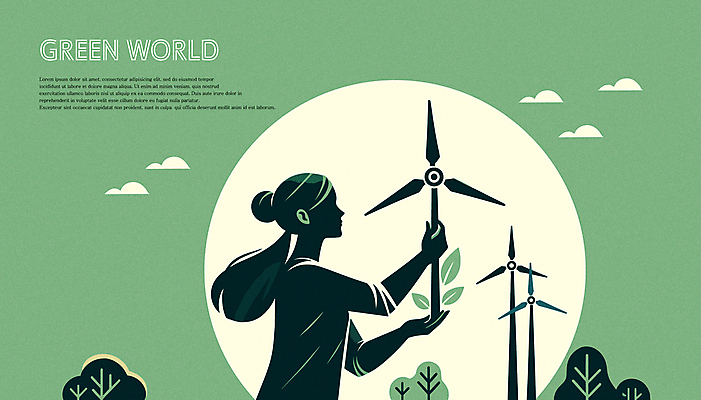 나무 구름 여자 캠페인 일러스트 안내 한명 들기 상반신 성인 타이포그라피 초록색 태양 환경 그린캠페인 보호 풍력기 환경운동 성인여자한명만 국내일러스트 AI파일 자연요소 식물 문자 1 컬러 컨셉 모션 사람 풍력에너지 여자한명만 성인여자만 파일형식 벡터