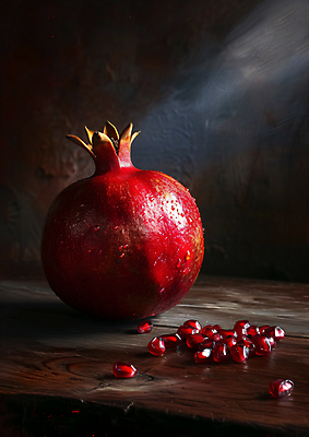 JPG 편집이미지 백그라운드 건강 사람없음 빨간색 신선 낟알 석류 편집실사 AI포토 AI콘텐츠 컬러 과일 CG 파일형식