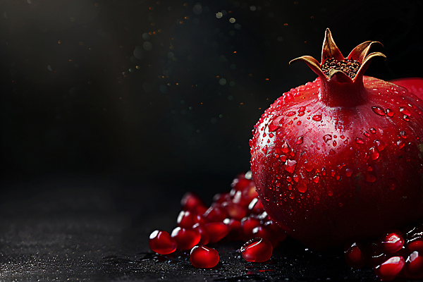 JPG 편집이미지 건강 사람없음 빨간색 신선 낟알 석류 카피스페이스 편집실사 AI포토 AI콘텐츠 컬러 과일 공백 CG 파일형식