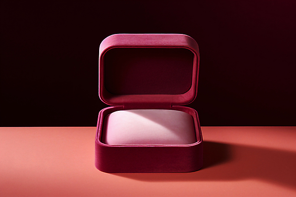 JPG 편집이미지 사람없음 상자 보라색 우아함 디지털합성 보관함 보석함 목업 편집실사 AI포토 AI콘텐츠 컬러 컨셉 CG 파일형식