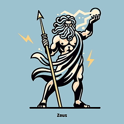 전신 남자 창 일러스트 한명 들기 성인 신 번개 신화 그리스로마신화 제우스 성인남자한명만 국내일러스트 AI파일 1 종교 무기 모션 날씨 사람 신_종교 남자한명만 성인남자만 파일형식 벡터