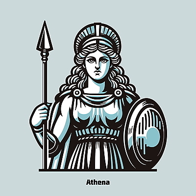 여자 창 일러스트 한명 들기 성인 신 신화 방패 그리스로마신화 아테나 여신 성인여자한명만 국내일러스트 AI파일 1 종교 무기 모션 사람 신_종교 여자한명만 성인여자만 파일형식 벡터