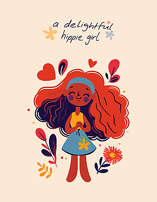 여자 꽃 행복 일러스트 나뭇잎 한명 미소 성인 평화 자유 손모으기 히피 성인여자한명만 국내일러스트 AI파일 식물 1 감정 컨셉 잎 표정 사람 손짓 여자한명만 성인여자만 파일형식 벡터