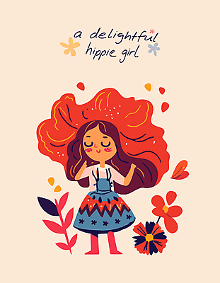 여자 꽃 행복 일러스트 나뭇잎 한명 미소 성인 평화 눈감음 자유 히피 성인여자한명만 국내일러스트 AI파일 식물 1 감정 컨셉 잎 모션 표정 사람 여자한명만 성인여자만 파일형식 벡터