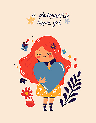 여자 꽃 행복 일러스트 나뭇잎 한명 미소 들기 성인 평화 눈감음 자유 하트 히피 성인여자한명만 국내일러스트 AI파일 모양 식물 1 감정 컨셉 잎 모션 표정 사람 여자한명만 성인여자만 파일형식 벡터