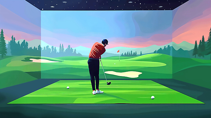 JPG 전신 남자 스포츠 일러스트 골프공 한명 들기 성인 스크린 골프채 연습 스크린골프 스크린골프장 성인남자한명만 국내일러스트 AI일러스트 AI콘텐츠 1 골프 공 모션 골프장 골프용품 사람 남자한명만 성인남자만 파일형식