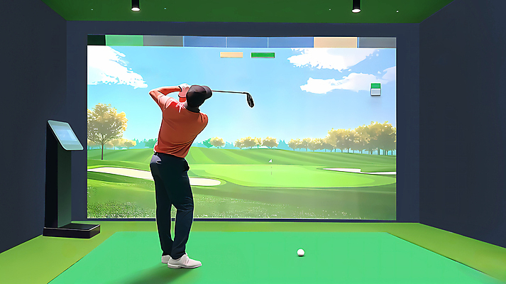 JPG 전신 남자 스포츠 일러스트 골프공 한명 들기 성인 스크린 골프채 스윙 연습 스크린골프 스크린골프장 성인남자한명만 국내일러스트 AI일러스트 AI콘텐츠 1 포즈 골프 공 모션 골프장 골프용품 사람 남자한명만 성인남자만 파일형식