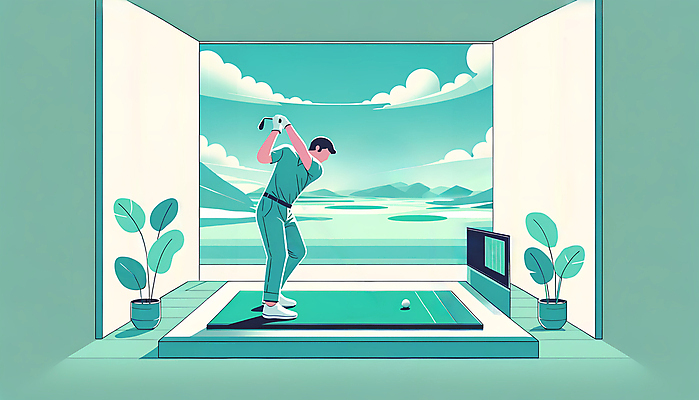 JPG 전신 남자 스포츠 일러스트 골프공 한명 들기 성인 스크린 골프채 스윙 연습 민트색 스크린골프 스크린골프장 성인남자한명만 국내일러스트 AI일러스트 AI콘텐츠 1 컬러 포즈 골프 공 모션 골프장 골프용품 사람 남자한명만 성인남자만 파일형식