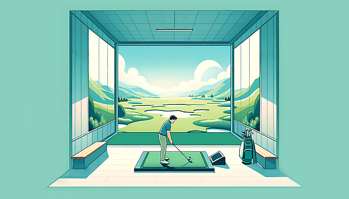 JPG 전신 남자 스포츠 일러스트 한명 들기 성인 스크린 골프채 골프가방 연습 민트색 스크린골프 스크린골프장 성인남자한명만 국내일러스트 AI일러스트 AI콘텐츠 1 컬러 골프 가방 모션 골프장 골프용품 사람 남자한명만 성인남자만 파일형식