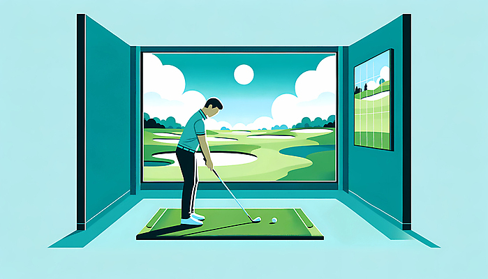 JPG 전신 남자 스포츠 일러스트 골프공 한명 들기 성인 스크린 골프채 연습 민트색 스크린골프 스크린골프장 성인남자한명만 국내일러스트 AI일러스트 AI콘텐츠 1 컬러 골프 공 모션 골프장 골프용품 사람 남자한명만 성인남자만 파일형식