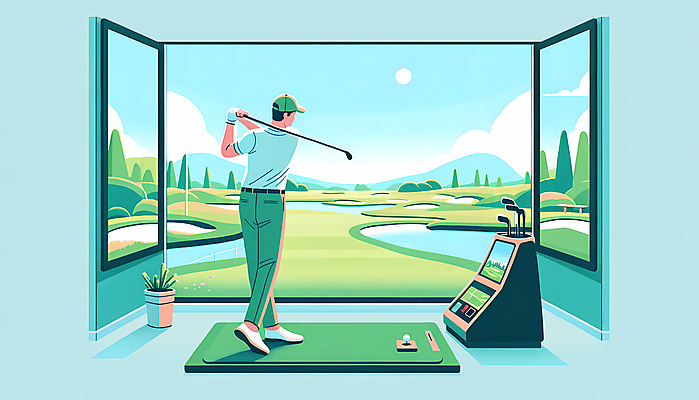 JPG 전신 남자 스포츠 일러스트 한명 들기 성인 스크린 골프채 스윙 연습 민트색 스크린골프 스크린골프장 성인남자한명만 국내일러스트 AI일러스트 AI콘텐츠 1 컬러 포즈 골프 모션 골프장 골프용품 사람 남자한명만 성인남자만 파일형식