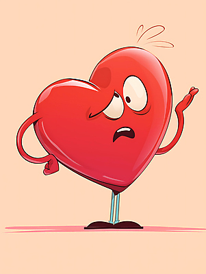 JPG 일러스트 표정 사랑 사람없음 빨간색 손들기 하트 디지털합성 편집소스 하트캐릭터 일러캐릭터 AI일러스트 AI콘텐츠 모양 캐릭터 감정 컬러 모션 파일형식