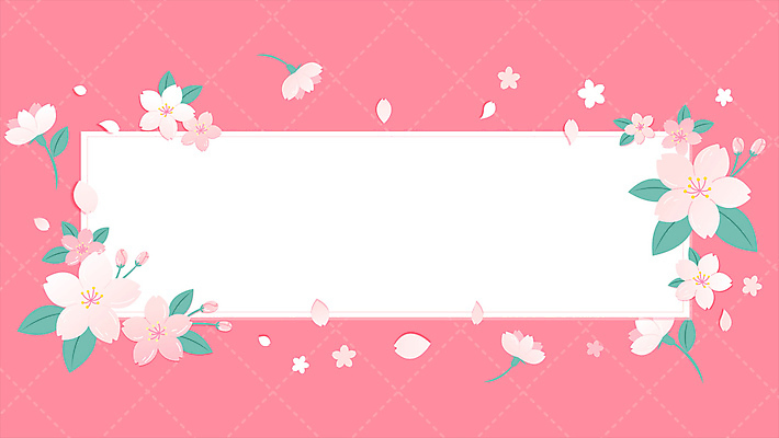 배너 가로배너 꽃잎 분홍색 잎 봄꽃 사각프레임 사람없음 봄 벚꽃 꽃프레임 카피스페이스 모션그래픽 MP4 MOV 식물 계절 꽃 컬러 프레임 가로 사각형 공백 동영상 파일형식