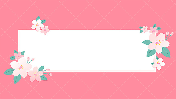 배너 가로배너 꽃잎 분홍색 잎 봄꽃 사각프레임 사람없음 봄 벚꽃 꽃프레임 카피스페이스 모션그래픽 MP4 MOV 식물 계절 꽃 컬러 프레임 가로 사각형 공백 동영상 파일형식