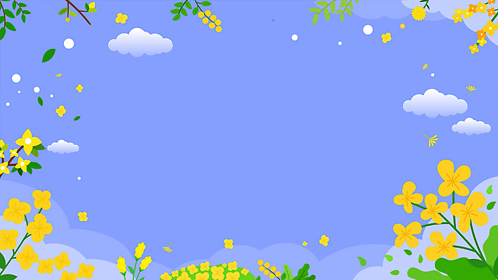 구름 봄꽃 나뭇잎 프레임 사람없음 파란색 보라색 봄 유채 카피스페이스 봄배경 모션그래픽 MP4 MOV 자연요소 계절 꽃 컬러 백그라운드 잎 공백 동영상 파일형식