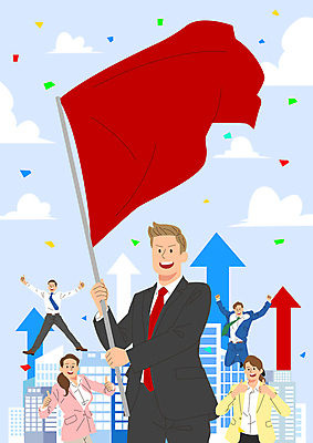 전신 구름 여자 남자 화살표 일러스트 성공 직장 들기 여러명 성인 점프 깃발 직장인 조직 그룹 동료 리더 상승 꽃가루 성인만 국내일러스트 AI파일 자연요소 직업 다수 컨셉 회사 관계 모션 사람 가루 파일형식 벡터