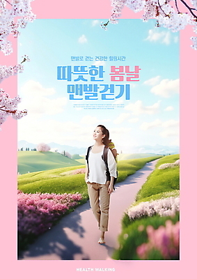 전신 PSD 구름 편집이미지 여자 꽃 대학생 분홍색 배낭 맨발 자연 하늘 한명 사람 풍경 잔디 20대 성인 캐주얼 걷기 봄 한국인 벚꽃 오솔길 언덕 힐링 철쭉 성인여자한명만 어싱 이미지편집 자연요소 식물 1 학생 옷 계절 길 컬러 가방 모션 발 동양인 청년 생태계 여자한명만 성인여자만 파일형식