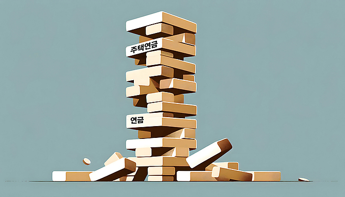 JPG 백그라운드 일러스트 사람없음 디지털합성 젠가 연금 편집소스 무너짐 국내일러스트 AI일러스트 AI콘텐츠 모션 놀이용품 파일형식