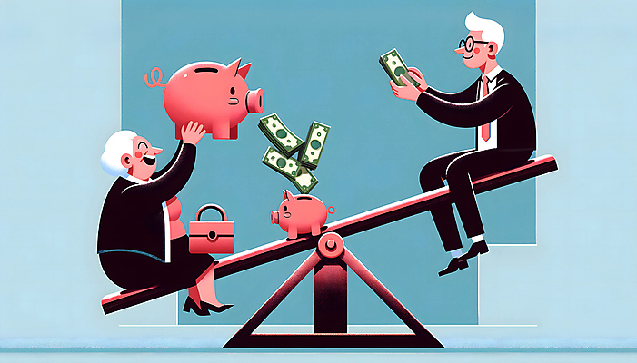 JPG 전신 여자 할아버지 노년 남자 할머니 백그라운드 지폐 가방 일러스트 들기 두명 돼지저금통 디지털합성 시소 연금 노인만 편집소스 국내일러스트 AI일러스트 AI콘텐츠 잡화 돈 모션 사람 성인 저금통 놀이기구 성인만 파일형식