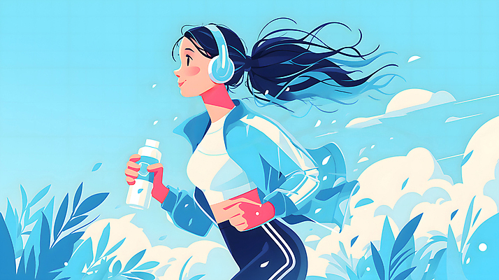 JPG 식물 구름 여자 백그라운드 일러스트 한명 상반신 성인 파란색 운동복 달리기 조깅 헤드셋 물병 디지털합성 러닝 성인여자한명만 편집소스 산악달리기 국내일러스트 AI일러스트 AI콘텐츠 자연요소 1 옷 컬러 음향기기 모션 사람 운동 헤드폰 트래킹 물통 여자한명만 성인여자만 파일형식