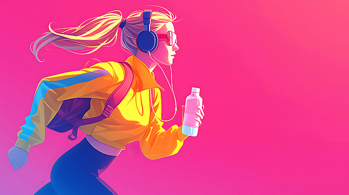 JPG 여자 백그라운드 일러스트 한명 상반신 성인 빨간색 운동복 달리기 조깅 헤드셋 물병 디지털합성 러닝 성인여자한명만 편집소스 국내일러스트 AI일러스트 AI콘텐츠 1 옷 컬러 음향기기 모션 사람 운동 헤드폰 물통 여자한명만 성인여자만 파일형식