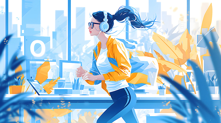 JPG 식물 여자 백그라운드 일러스트 한명 상반신 성인 파란색 운동복 달리기 조깅 헤드셋 디지털합성 러닝 성인여자한명만 편집소스 국내일러스트 AI일러스트 AI콘텐츠 1 옷 컬러 음향기기 모션 사람 운동 헤드폰 여자한명만 성인여자만 파일형식