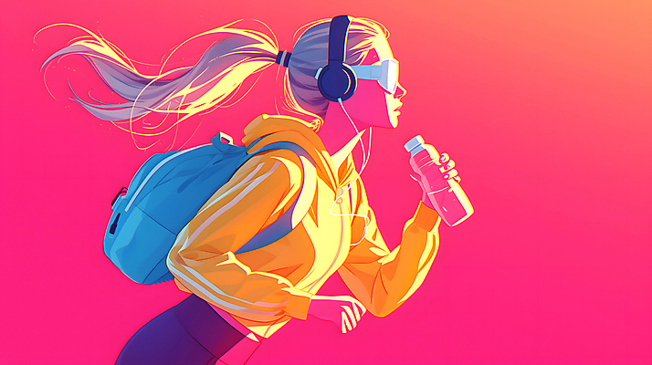 JPG 여자 백그라운드 일러스트 한명 상반신 성인 빨간색 운동복 달리기 조깅 헤드셋 물병 디지털합성 러닝 성인여자한명만 편집소스 국내일러스트 AI일러스트 AI콘텐츠 1 옷 컬러 음향기기 모션 사람 운동 헤드폰 물통 여자한명만 성인여자만 파일형식