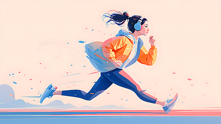 JPG 전신 여자 백그라운드 일러스트 한명 성인 운동복 달리기 조깅 헤드셋 디지털합성 러닝 베이지색 성인여자한명만 편집소스 국내일러스트 AI일러스트 AI콘텐츠 1 옷 컬러 음향기기 모션 사람 운동 헤드폰 여자한명만 성인여자만 파일형식