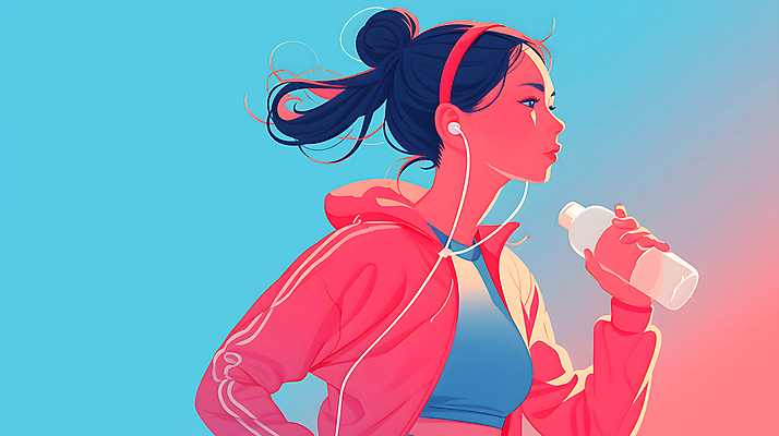 JPG 여자 백그라운드 일러스트 한명 상반신 성인 파란색 운동복 달리기 조깅 헤드셋 물병 디지털합성 러닝 성인여자한명만 편집소스 국내일러스트 AI일러스트 AI콘텐츠 1 옷 컬러 음향기기 모션 사람 운동 헤드폰 물통 여자한명만 성인여자만 파일형식