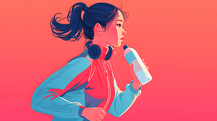 JPG 여자 백그라운드 일러스트 한명 상반신 성인 빨간색 운동복 달리기 조깅 헤드셋 물병 디지털합성 러닝 성인여자한명만 편집소스 국내일러스트 AI일러스트 AI콘텐츠 1 옷 컬러 음향기기 모션 사람 운동 헤드폰 물통 여자한명만 성인여자만 파일형식