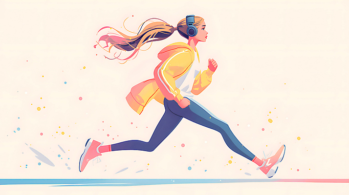 JPG 전신 여자 백그라운드 일러스트 한명 성인 운동복 달리기 조깅 노란색 헤드셋 디지털합성 러닝 성인여자한명만 편집소스 국내일러스트 AI일러스트 AI콘텐츠 1 옷 컬러 음향기기 모션 사람 운동 헤드폰 여자한명만 성인여자만 파일형식